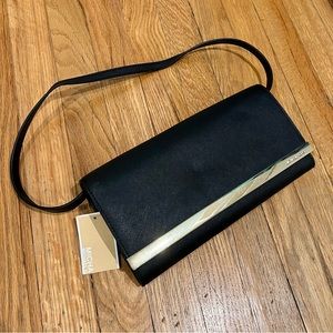 Michael Kors Black Leather Clutch